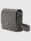 GG Supreme Canvas Messenger Bag Grey - GUCCI - BALAAN 3