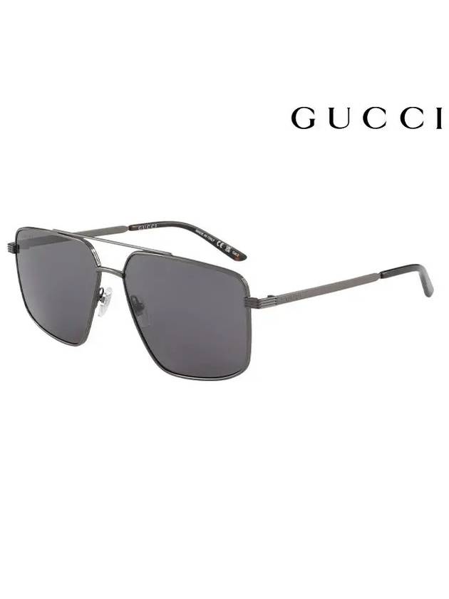 Eyewear Boeing Metal Sunglasses Grey - GUCCI - BALAAN 3