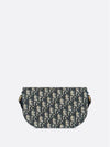 CD Signature Oblique Jacquard Shoulder Bag Blue - DIOR - BALAAN 5