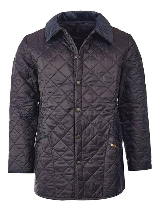 Riddesdale Quilted Jacket Navy - BARBOUR - BALAAN.