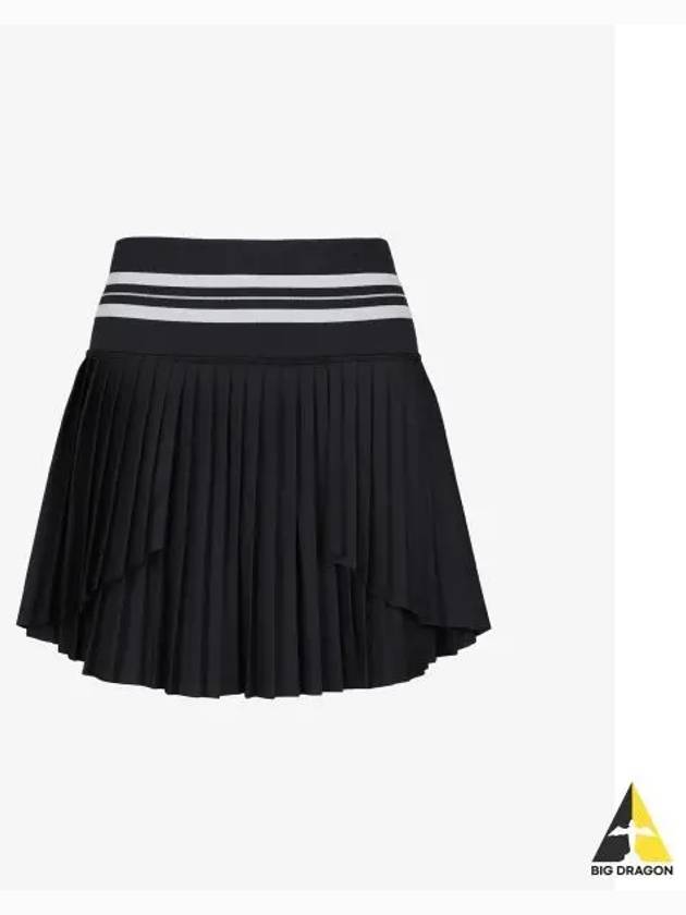 GLOBAL COLLECTION CASA Pleated Skirt FS2SKG3392FBLK - FILA - BALAAN 1