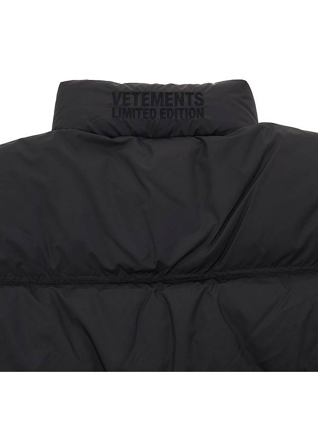 Logo Patch Puffer Down Padding Black - VETEMENTS - BALAAN 9