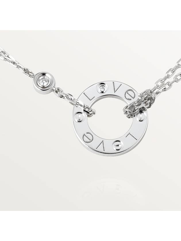 Love Diamonds White Gold Necklace Silver - CARTIER - BALAAN 3