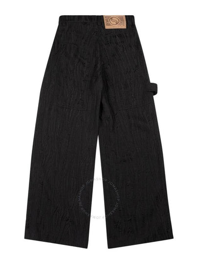 Stella Mccartney Net Sustain Organic Cotton-Blend Jacquard Pants, Brand Size 42 (US Size 8) - STELLA MCCARTNEY - BALAAN 2