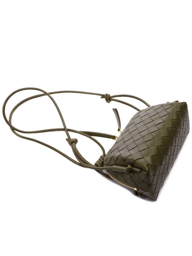 Intrecciato Concert Pouch Bag Olive Oil - BOTTEGA VENETA - BALAAN 6