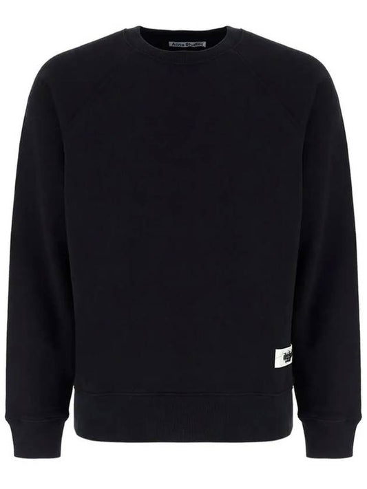 Label Logo Sweatshirt Black - ACNE STUDIOS - BALAAN 2