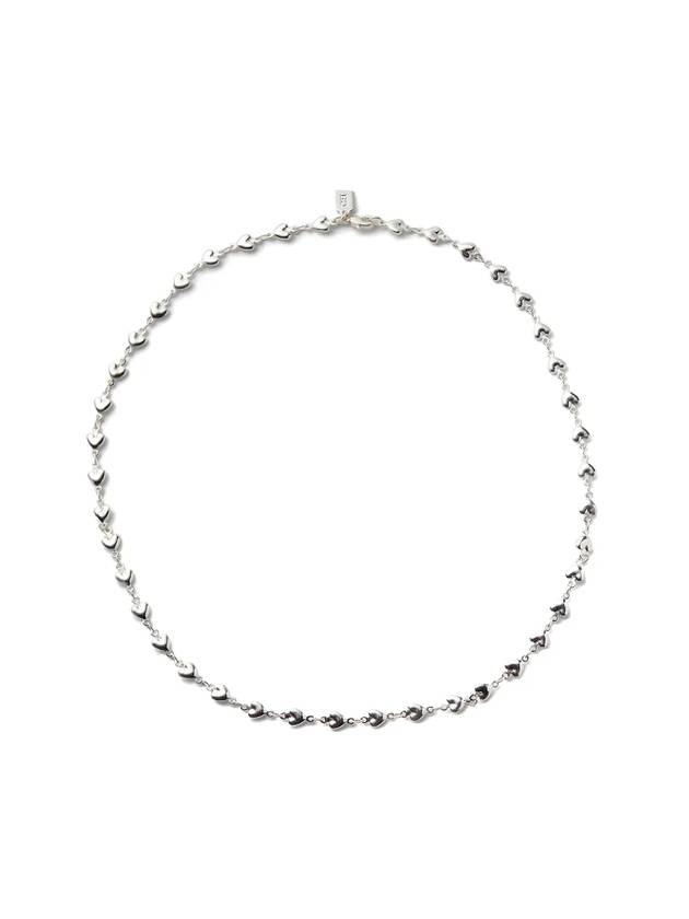 Habibi Chain Necklace Silver - CRYSTAL HAZE - BALAAN 1