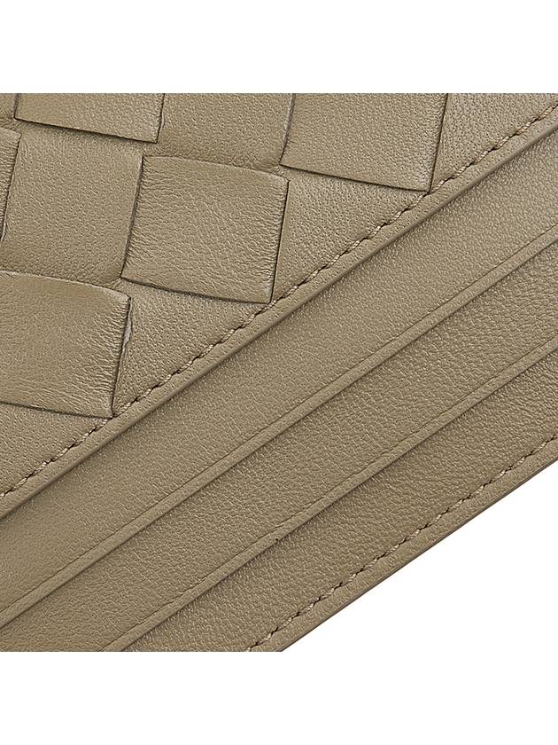 Intrecciato Leather Card Wallet Taupe - BOTTEGA VENETA - BALAAN 8