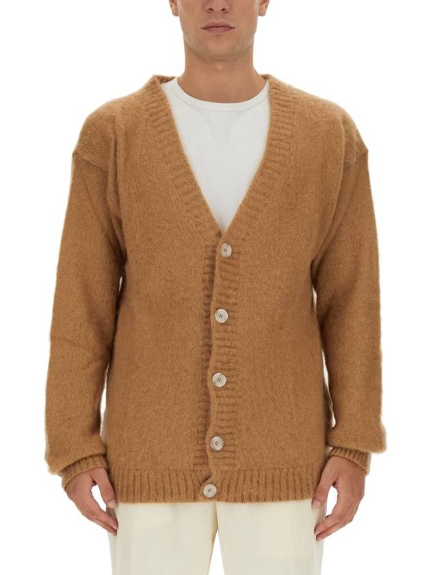 V-NECK CARDIGAN - FAMILY FIRST - BALAAN 5