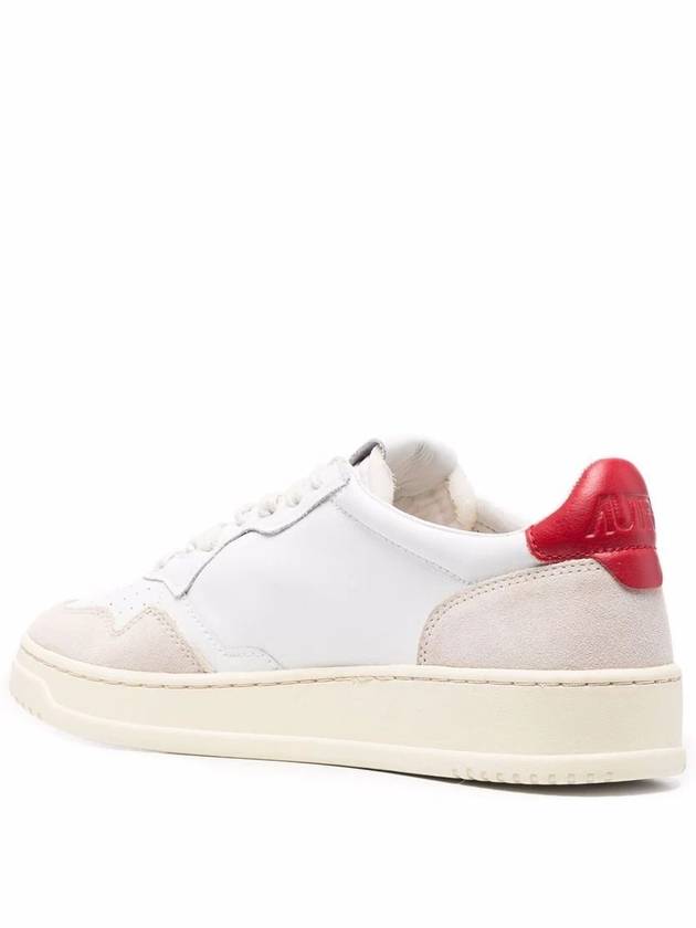 Medalist Low Top Sneakers Red White - AUTRY - BALAAN 4