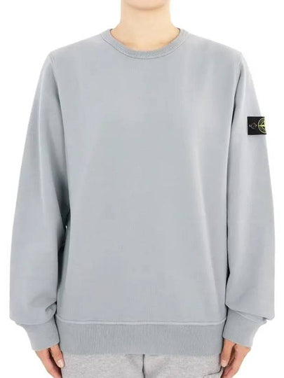 Kids Wappen Patch Organic Cotton Fleece Sweatshirt Grey - STONE ISLAND - BALAAN 2