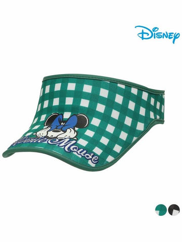 Women s Check Character Sun Visor Cap DO2LAC031 - DISNEY GOLF - BALAAN 1