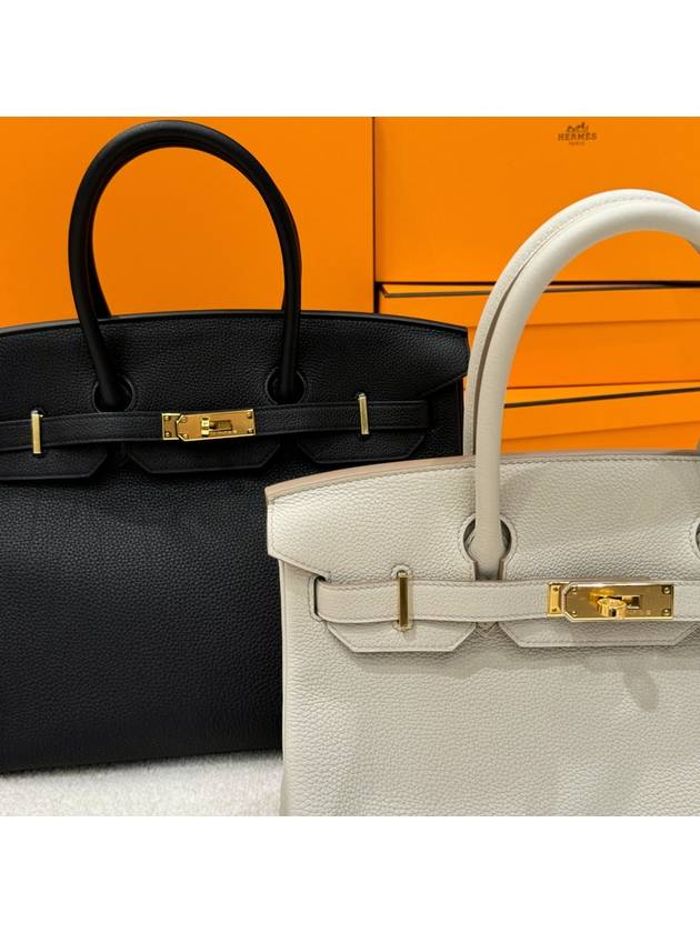 Birkin Bag Togo Skin Black Color 35 - HERMES - BALAAN 9