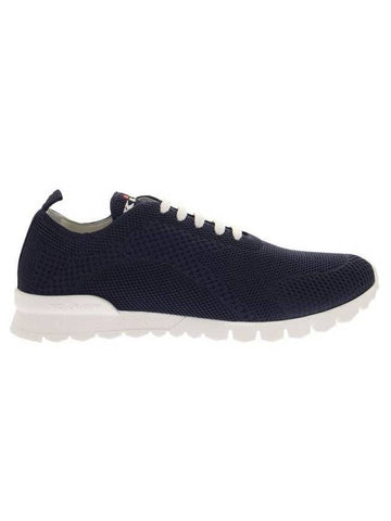 Fit Knit Low Top Sneakers Navy - KITON - BALAAN 1