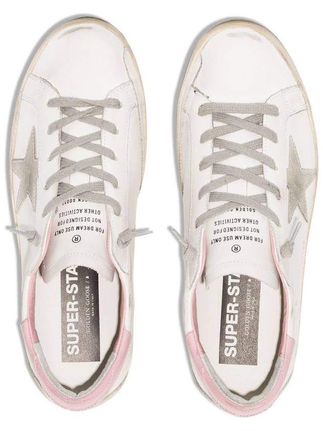 Superstar Pink Tab Low Top Sneakers - GOLDEN GOOSE - BALAAN 3