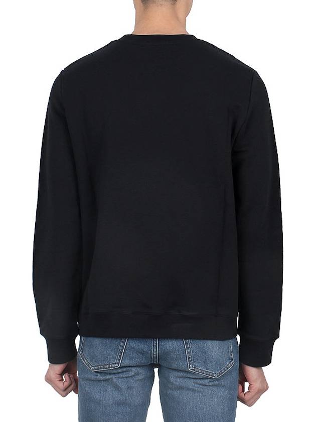 Rufus Embroidery Logo Sweatshirt Black - A.P.C. - BALAAN 5