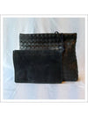 Intrecciato Document Clutch Bag Black - BOTTEGA VENETA - BALAAN 7