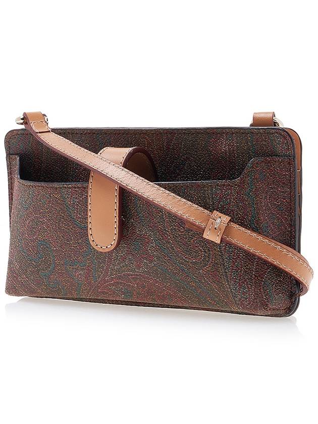 Paisley Phone Cross Bag Brown - ETRO - BALAAN 3