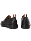 Pebble Grain Rubber Sole Penny Loafer Black - THOM BROWNE - BALAAN 7