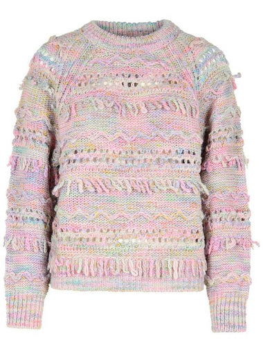 Isabel Marant Étoile 'Rivka' Pink Acrylic Blend Sweater - ISABEL MARANT ETOILE - BALAAN 1