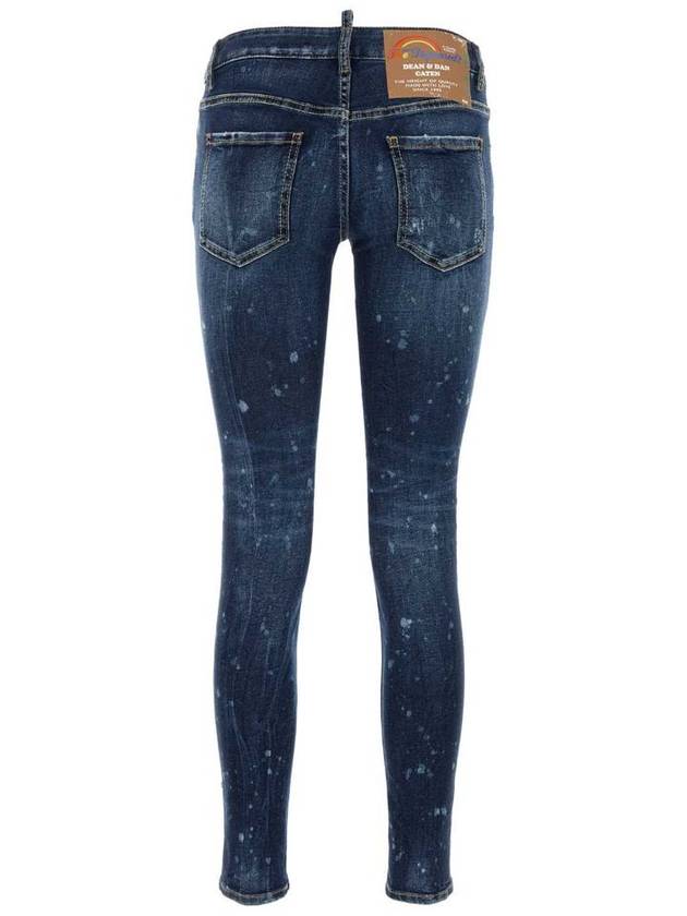 Denim Straight Pants S75LB0865S30805 470 Blue - DSQUARED2 - BALAAN 3