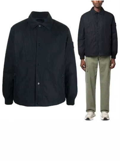 Ghost Piece O-Ventile Down Jacket Navy - STONE ISLAND - BALAAN 2