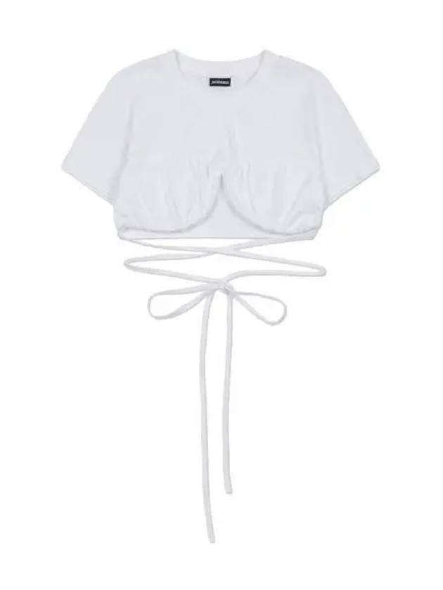 Jacquemus Le Vachy Short Sleeve T Shirt White - JACQUEMUS - BALAAN 1