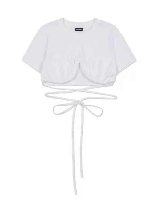 Jacquemus Le Vachy Short Sleeve T Shirt White - JACQUEMUS - BALAAN 1