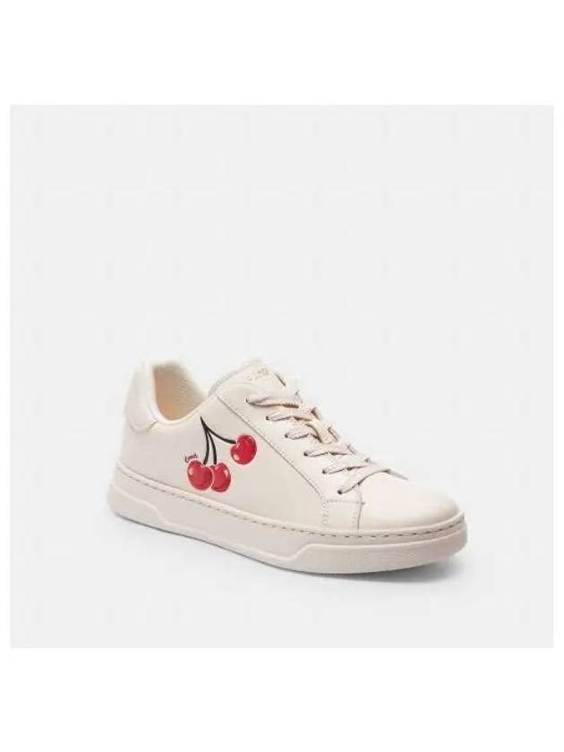 Highline Cherry Print Low Top Sneakers White - COACH - BALAAN 2