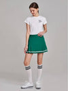 Color combination tape double pleated skirt MW4SS602 - P_LABEL - BALAAN 7