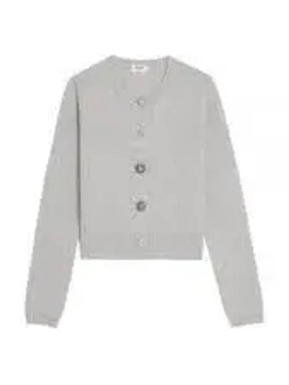 Triomphe Cashmere Cardigan Grey - CELINE - BALAAN 2