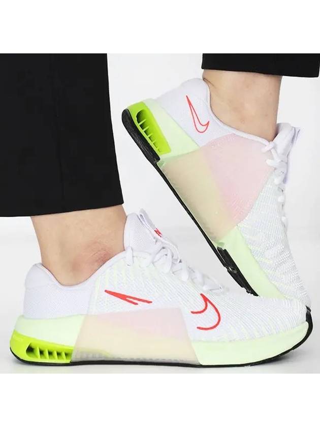 Metcon 9 Training Low Top Sneakers White Volt Barely - NIKE - BALAAN 2