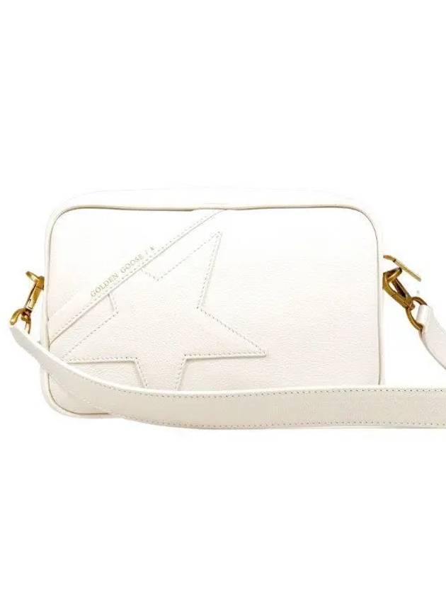 Star Leather Cross Bag White - GOLDEN GOOSE - BALAAN 2