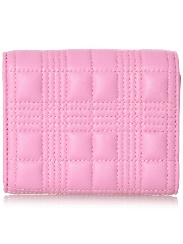 Lola Quilted Small Half Wallet Pink - BURBERRY - BALAAN 4