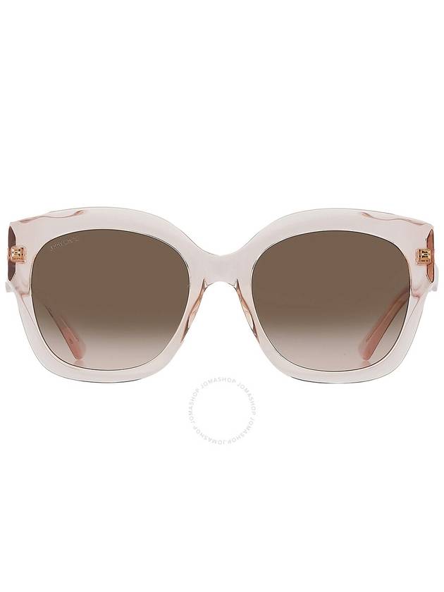 Jimmy Choo Brown Gradient Cat Eye Ladies Sunglasses LEELA/S 0FWM/HA 55 - JIMMY CHOO - BALAAN 1