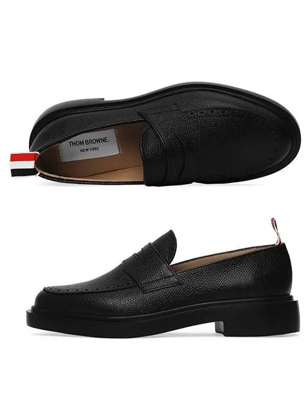 Lightweight Sole Penny Loafer Black - THOM BROWNE - BALAAN 2