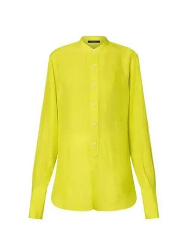 Chartreuse silk shirt 1AFKYB - LOUIS VUITTON - BALAAN 1