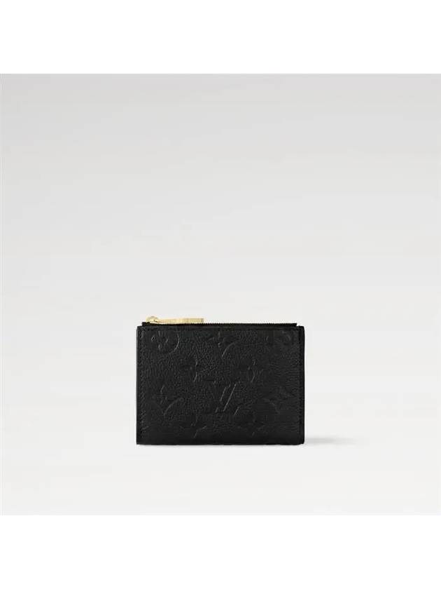 Lisa Monogram Leather Half Wallet Black - LOUIS VUITTON - BALAAN 2