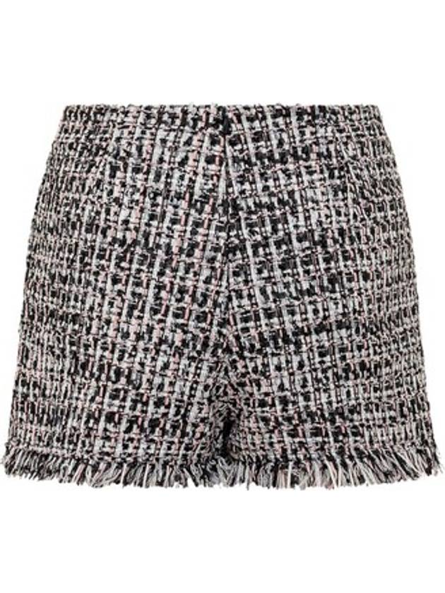 Women's Fringed Boucle Shorts - SELF PORTRAIT - BALAAN 3