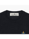 ORB Logo Short Sleeve Knit Top Black - VIVIENNE WESTWOOD - BALAAN 4