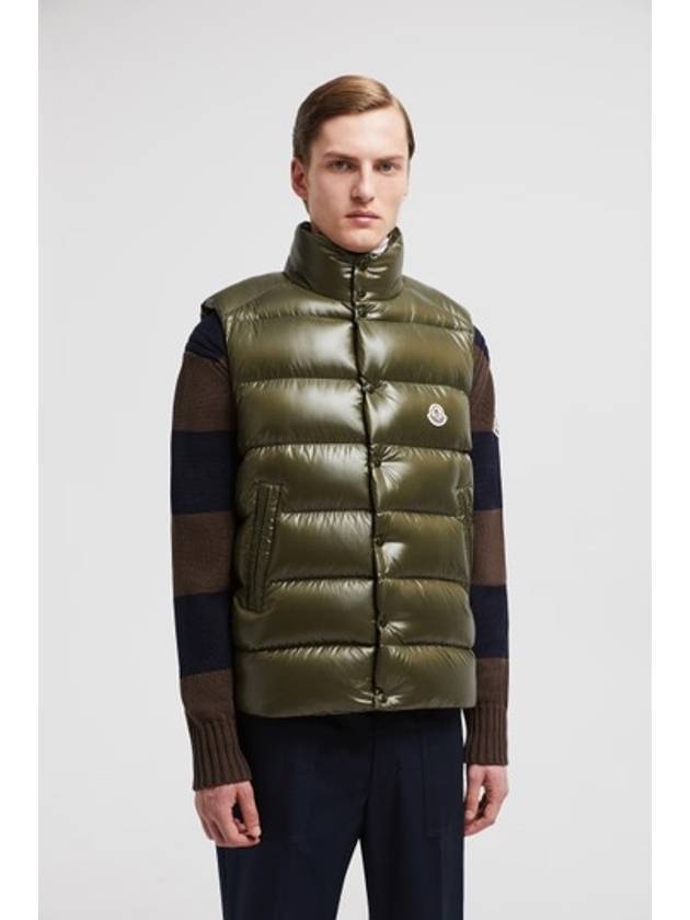 Tibb Down Vest Olive Green - MONCLER - BALAAN 7