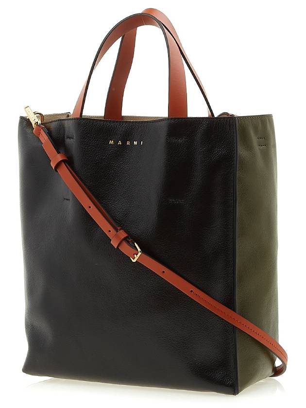 Museo Soft Tote Bag Black - MARNI - BALAAN 3