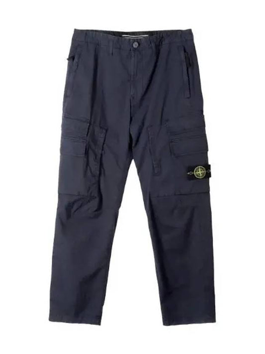 Stretch Cotton Gabardine Multi Pocket Cargo Pants Regular Fit Men s - STONE ISLAND - BALAAN 1