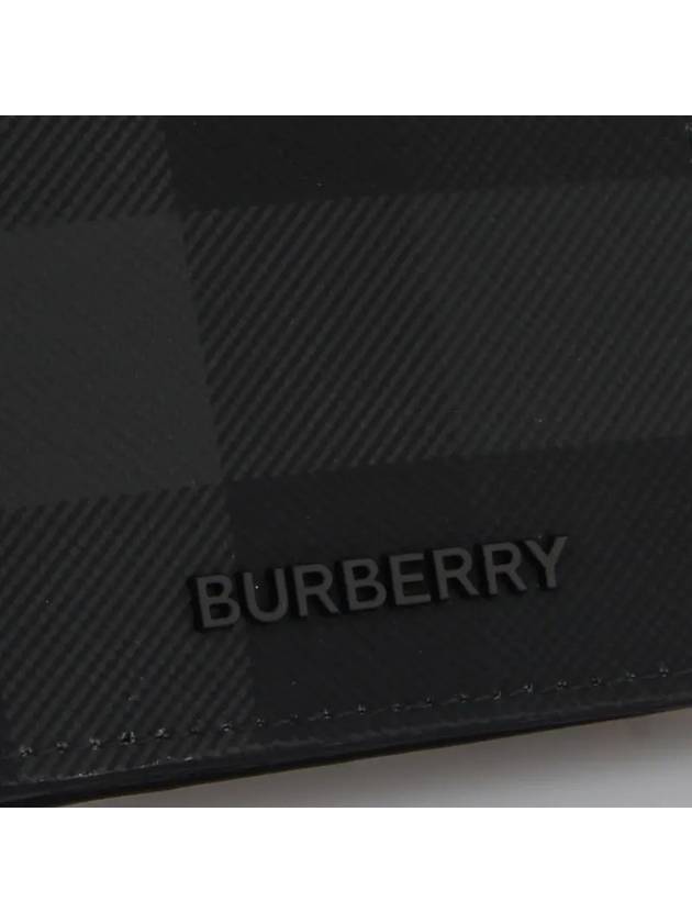 Check Half Card Wallet Grey - BURBERRY - BALAAN 3