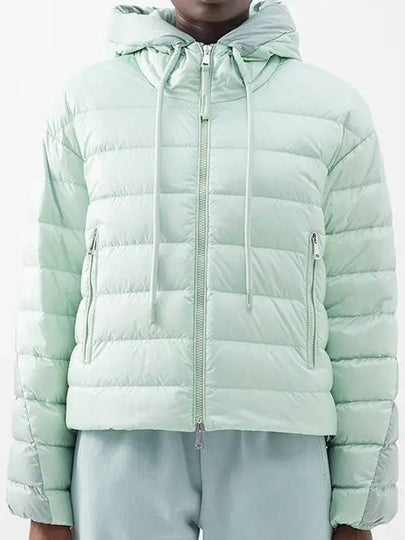 Silan Short Down Jacket Mint Green I1 093 1A00091 595FE 80B - MONCLER - BALAAN 2