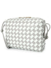 Petit Loop Camera Cross Bag White Grey - BOTTEGA VENETA - BALAAN 3