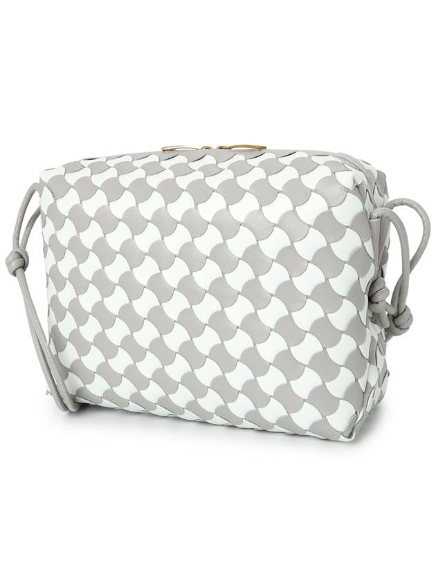 Petit Loop Camera Cross Bag White Grey - BOTTEGA VENETA - BALAAN 3