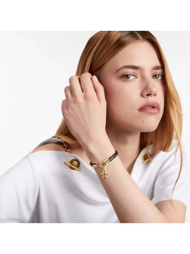 Vivienne Charm Bracelet Gold Brown - LOUIS VUITTON - BALAAN 2