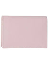 Small Saffiano Leather Half Wallet Pink - PRADA - BALAAN 3