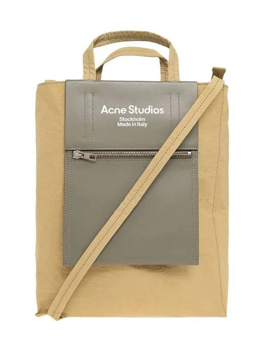 Papery Nylon Medium Tote Bag Olive Green - ACNE STUDIOS - BALAAN 2